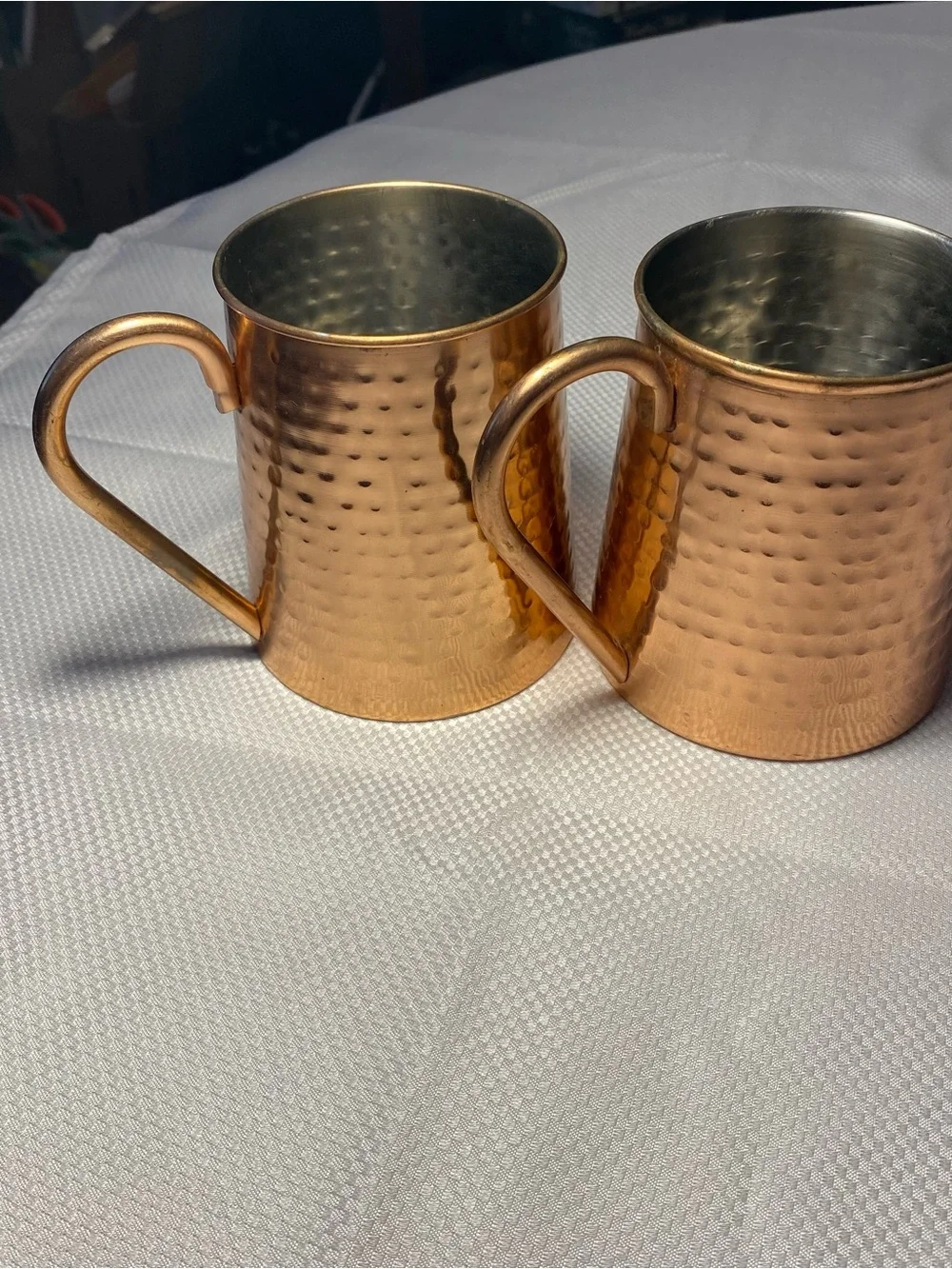 Threshold Hammered Copper-Color Moscow Mule Mugs (Set of 2)